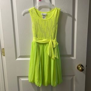 BONNIE JEAN NEON GIRLS DRESS
